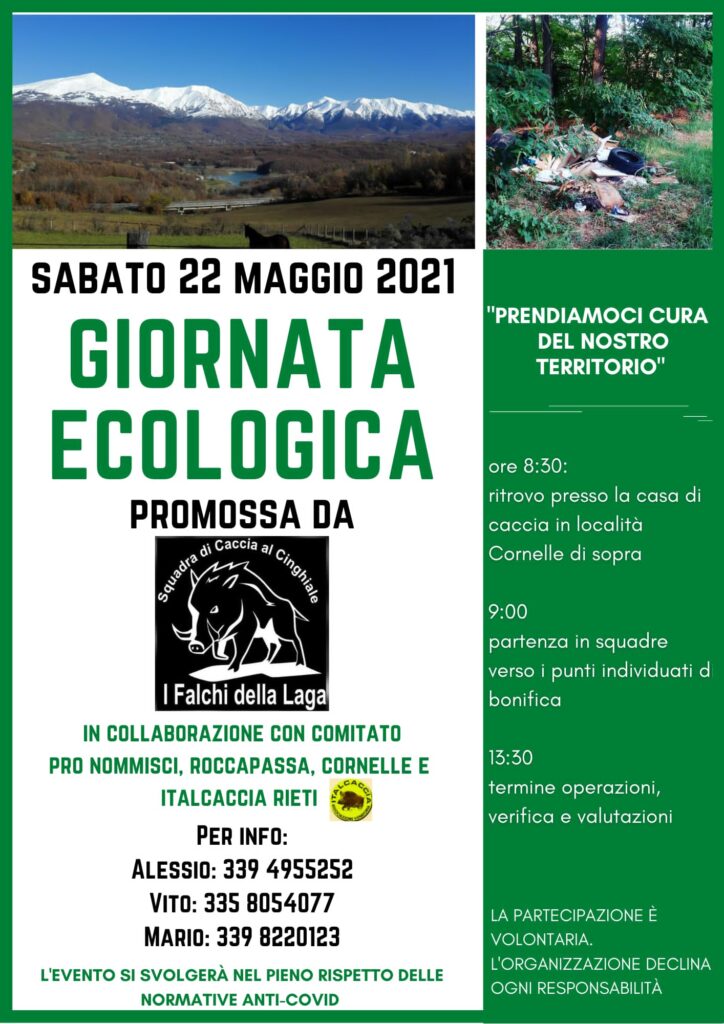 IMG-20210507-WA0000-724x1024 Sabato 22 Maggio 2021 Giornata Ecologica