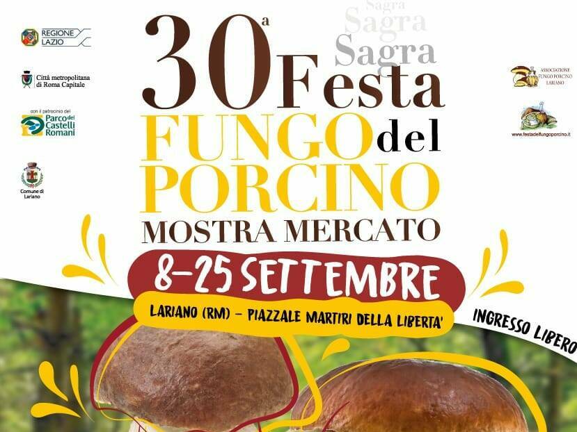 generico-giugno-2022-337610 30^ Festa del Fungo Porcino di Lariano, dall’8 al 25 settembre