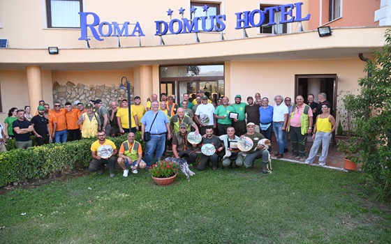 Ponzano Romano, 11° Campionato Nazionale Italcaccia prova di caccia pratica per cani da ferma e da cerca su pernici liberate.