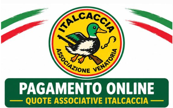 Pagamento online quote associative Italcaccia